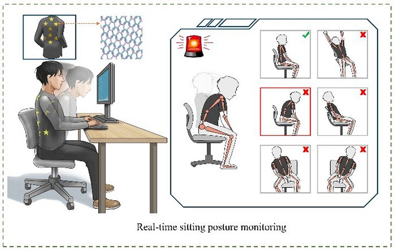 Auxlio postural ativo alerta se voc est sentado incorretamente