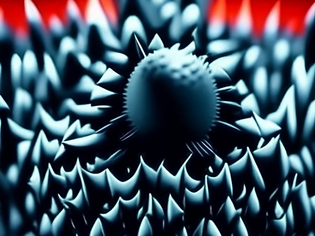 Superfcie com nanoagulhas destri 96% dos vrus